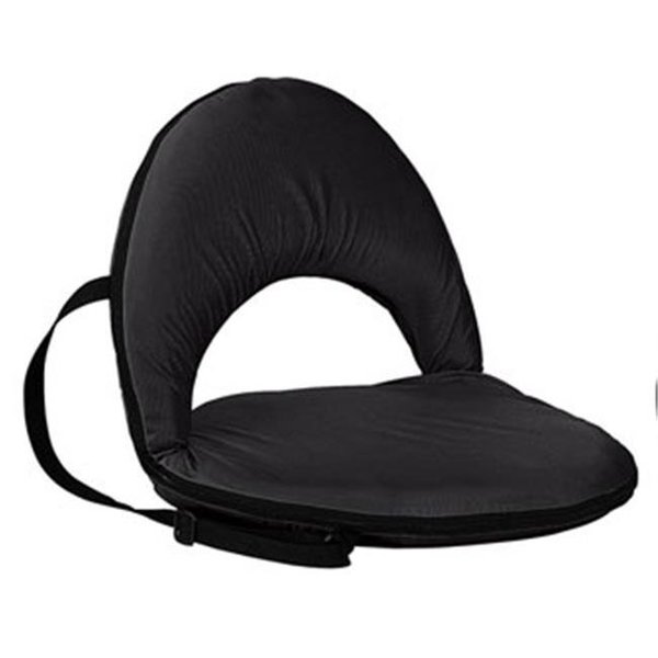 Sea Foam Company Buy Smart Depot 7368 Black Padded Portable Chair - Black 7368 Black